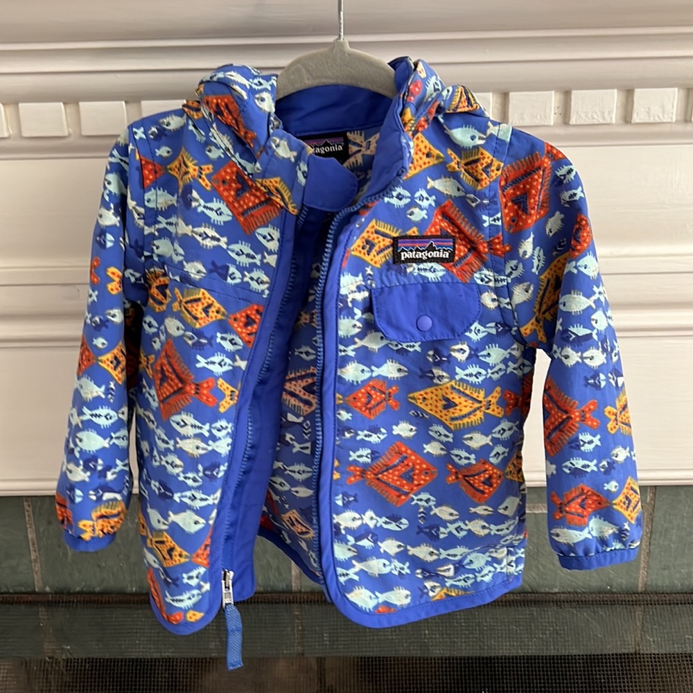 Baby Patagonia Baggies™ Jacket 6-12 months EUC